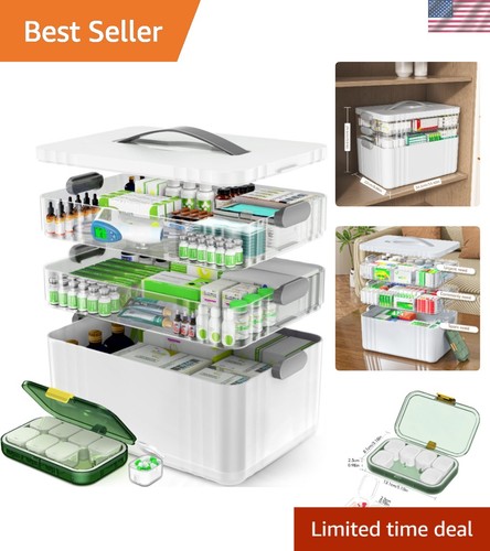 Medicine organizer portable - organizer,