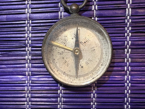 Antique ww1 brass pocket - ww1,