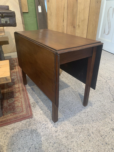 Antique mahogany drop leaf - antique,