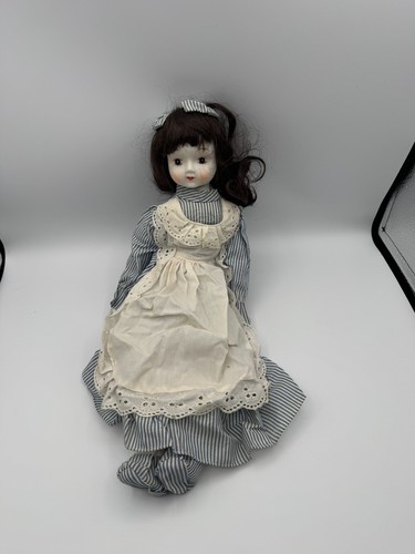 Vtg 1980s handpainted bisque - handpainted,