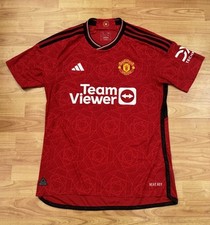 Men’s Adidas Manchester United 23/24 Home Shirt Player Issue Kitroom Large