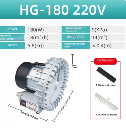 Vortex type aeration - vortex-type, pump