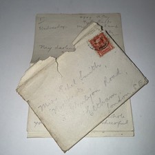 WW1 1916 Handwritten Letter