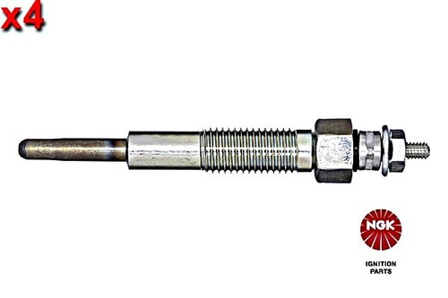 Glow plug ngk fits ford - 4x,