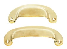 Solid Brass Plain Drawer Pull