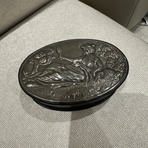 Hallmarked silver and leather - hallmarked,