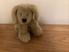 Russ berrie Puppy Dog, 7” High, Beige.