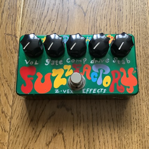 Hand painted zvex effects fuzz - painted,