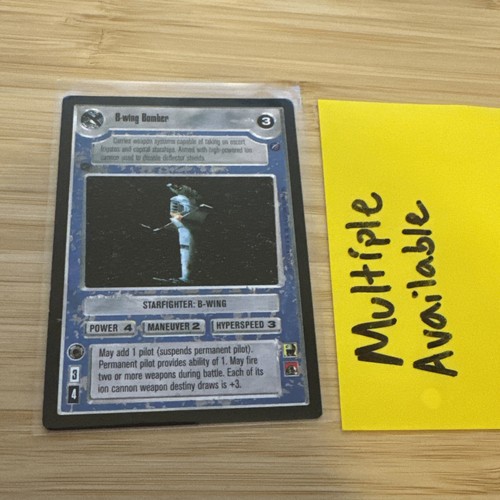 Star wars ccg decipher - star, b-wing