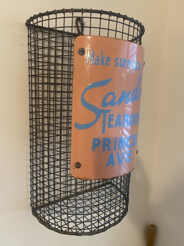 Exceptional enamel sign - enamel,