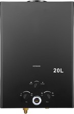 Gas Water Heater 20L – Outdoor Instant Tankless LPG Propane Unit with Digital