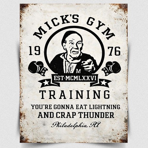 Rocky balboa mick - mick's,