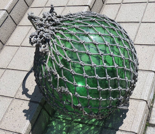 Large glass fishing - float, buoy