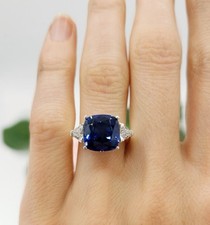 7.50 Ct Cushion Cut Natural