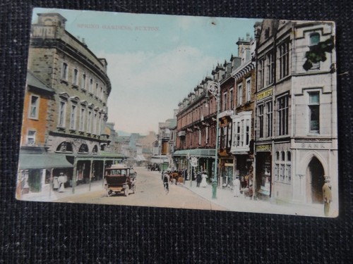 Spring gardens buxton - spring, postcard