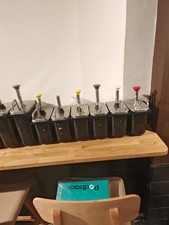 Condiment/Sauce Dispenser with Stainless Steel Pump 6x Medium 2xtall 