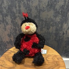BNWT Jellycat - small bunglie ladybug - Plush Soft Toy 7" Retired 