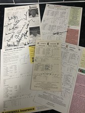 Signed England Cricket