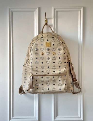 Mcm stark leather backpack - stark,