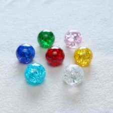 Cracked Crystal Balls Glass