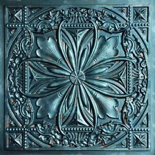 Faux tin ceil tiles vintage patina copper color decor wall panels PL10 10pcs/lot