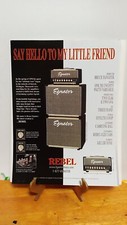 EGNATER REBEL 20 GUITAR AMPS  PRINT AD 11 X 8.5,.