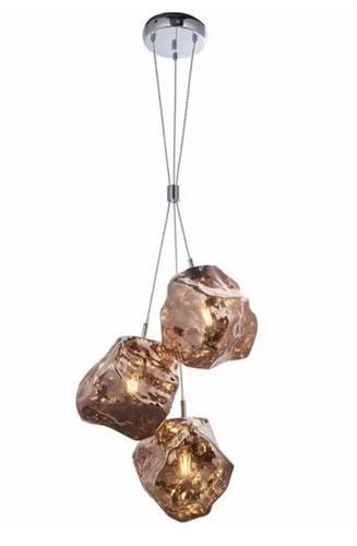 Copper pendant huge statement - huge,