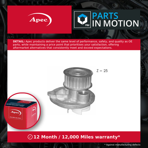 Water pump fits vauxhall - water, vx220