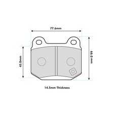Ferodo DS2500 Front Brake Pads