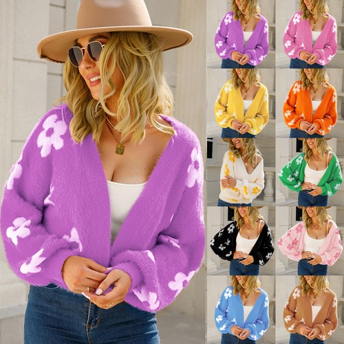 Womens fluffy fur knitted - fluffy,