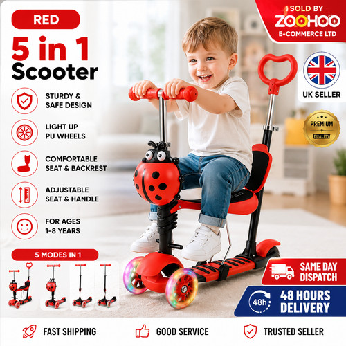 Kids scooter wheels kick - 3,