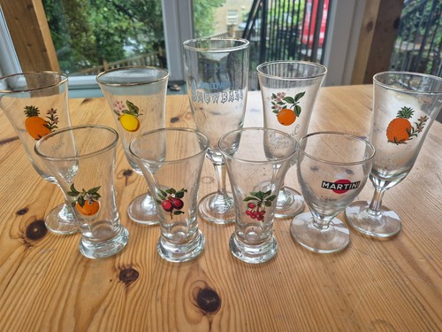 Vintage drinking glasses - drinking,