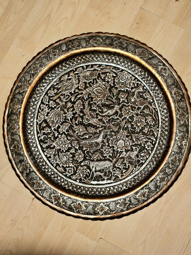 Vintage silver tone - tone, persian