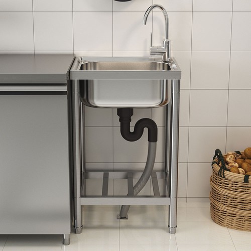 Kitchen stainless steel sink - kitchen,
