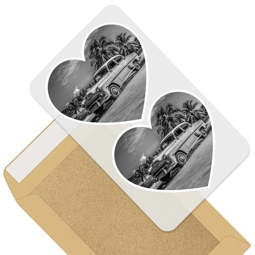 Heart stickers bw - stickers,