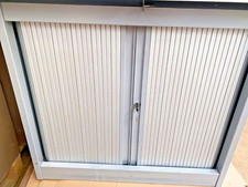 Techo Steel storage cabinet Lockable with 1 Shelf Office, Garage 80x45x72cm