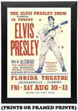 Elvis Presley Concert Poster
