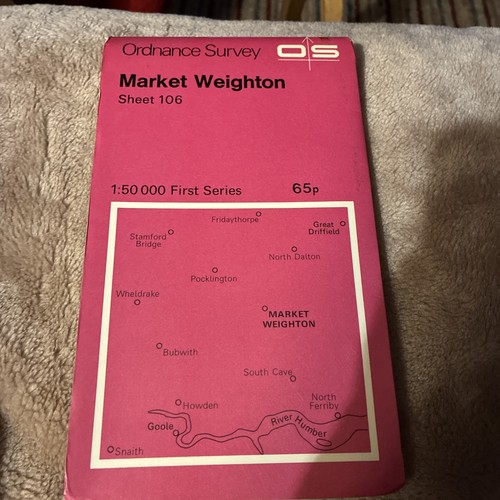 Vintage landranger map - os,
