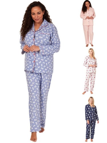 Brushed cotton pyjama sets - brushed,