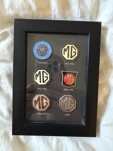Badge collection framed - -,