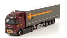 WSI, Truck with tarpaulin trailer from A.DE LAAT - SCANIA 140 4x2, 1/50, WSI0...