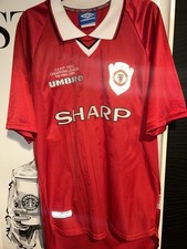 Manchester United 1998/99 Treble Shirt Home Excellent Condition David May #4