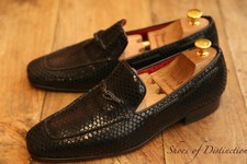 Jeffery West Moc Snake Skin Loafers Shoes Men's UK 7 US 8 EU 41