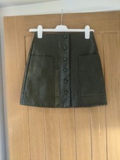 Women's Topshop Green PVC mini