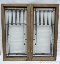 2 Antique 1920's Leaded
