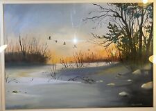 Winter Sunset by Jan Bates