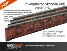 Pre cut victorian red brick - 7',