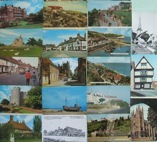 Topographical postcards - topographical,