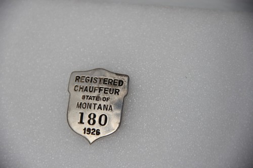 1926 montana chauffeur badge - 1926,