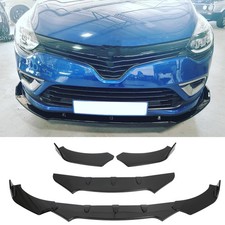 For Renault Clio RS Gloss Black Front Bumper Lip Chin Splitter Spoiler Body Kits